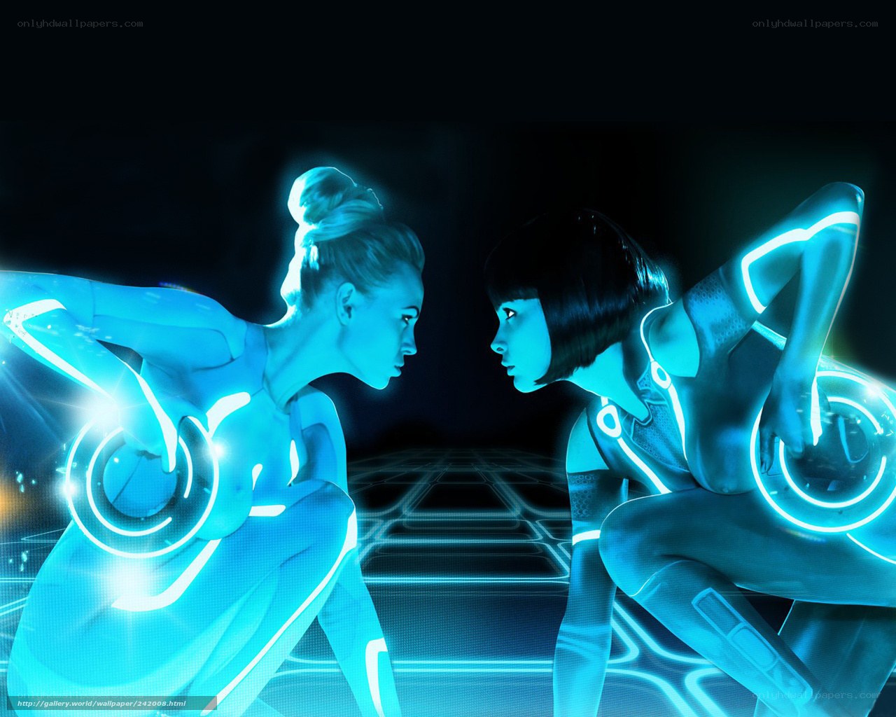 Tron: Legacy characters in action