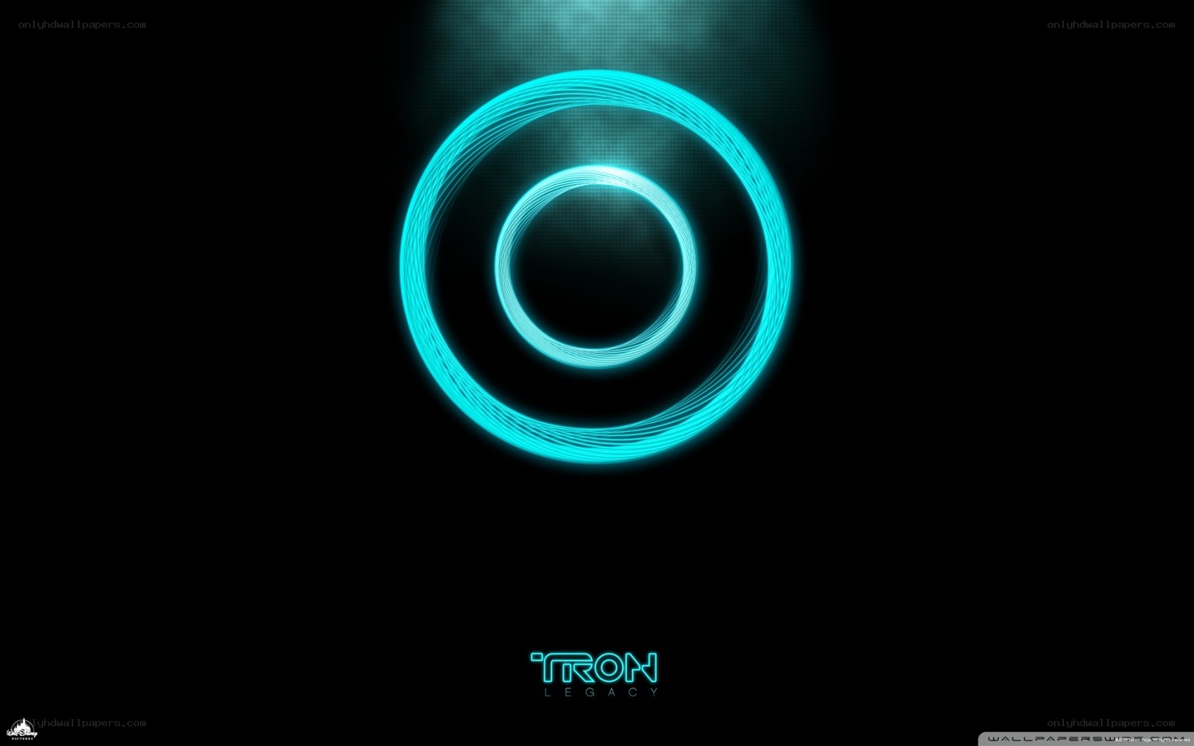 Tron Legacy logo wallpaper