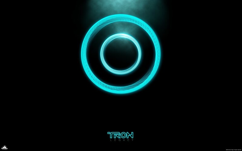 Tron Legacy logo wallpaper