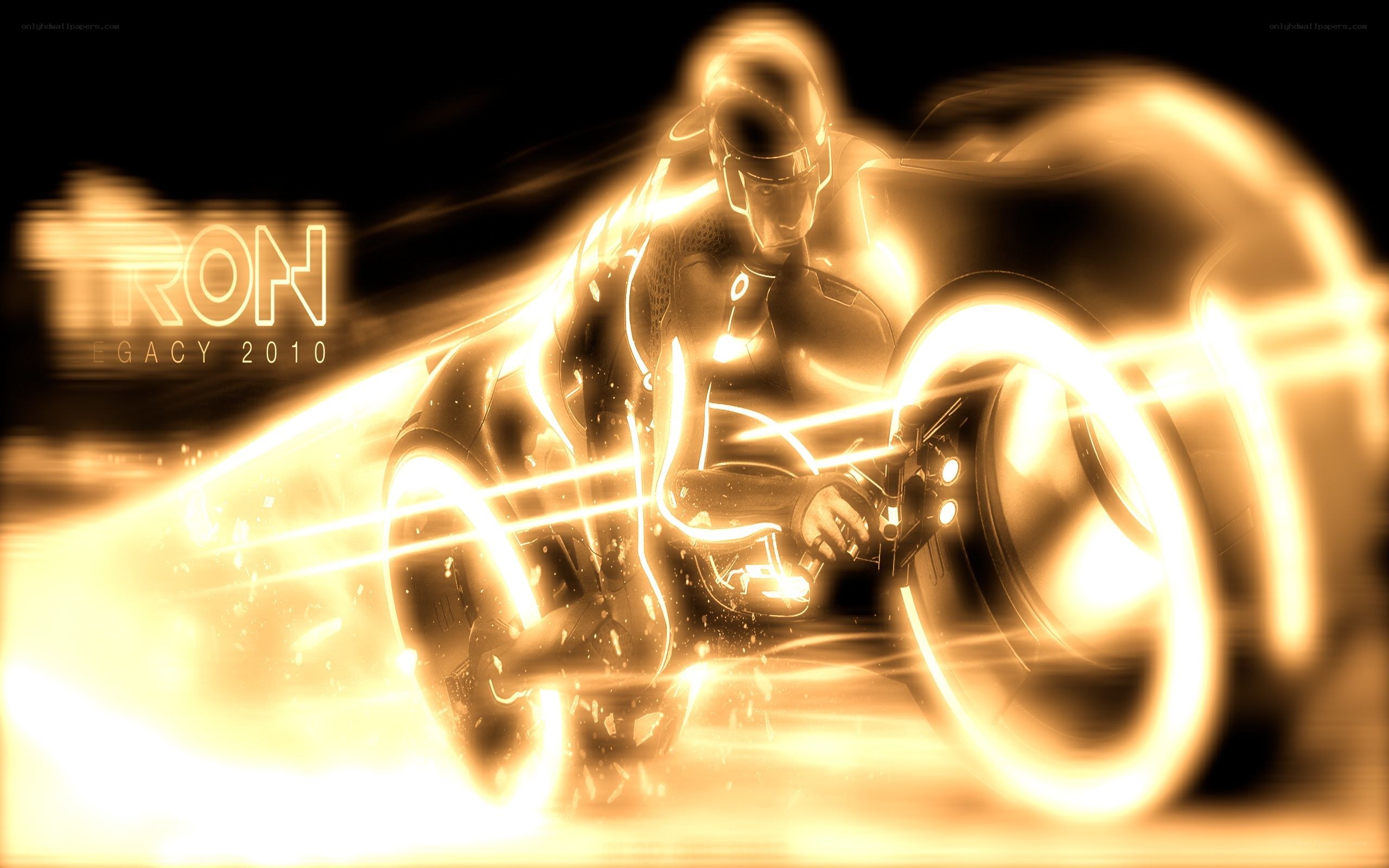 Tron Legacy motorcycle scene