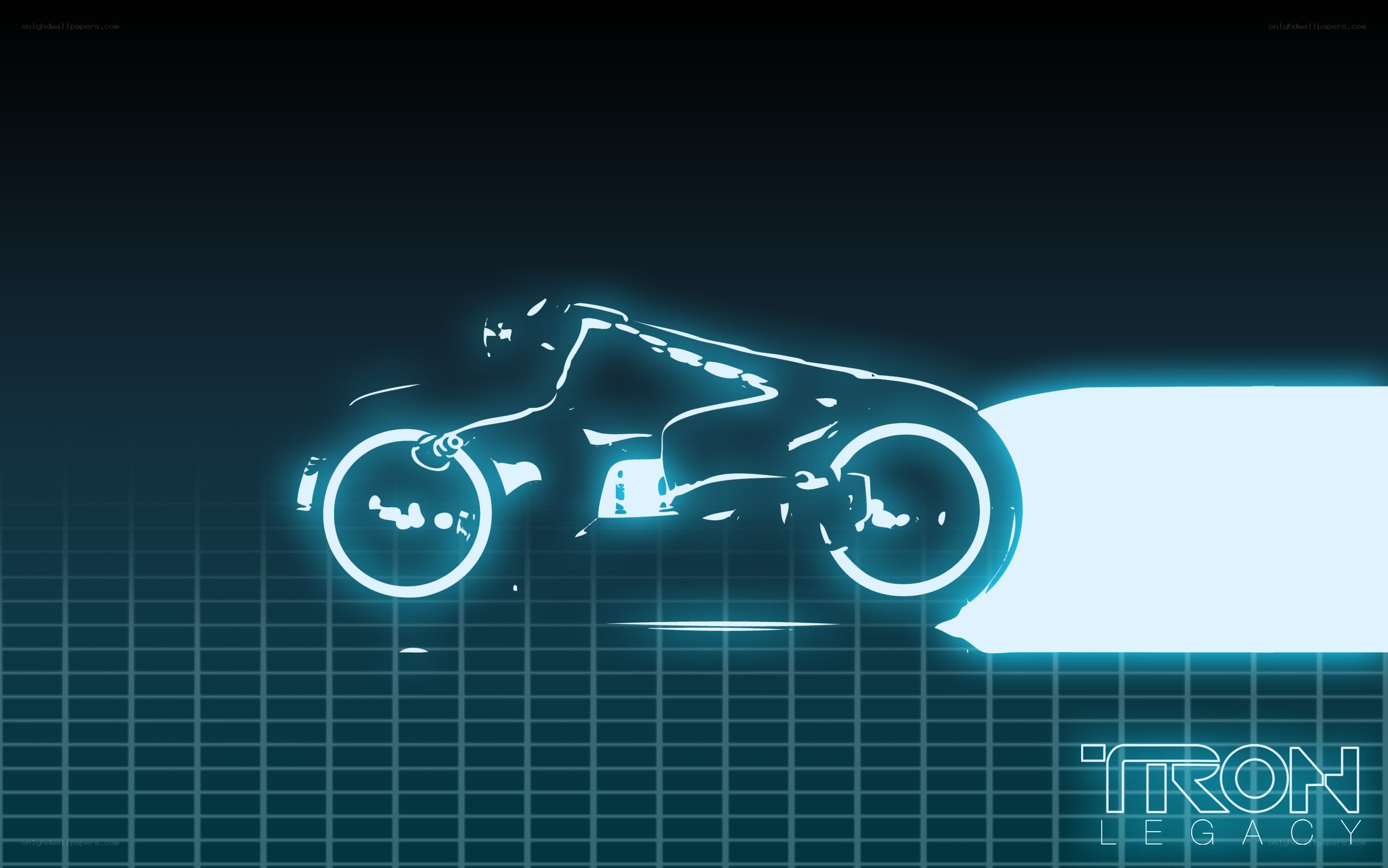 Tron Legacy motorcycle silhouette