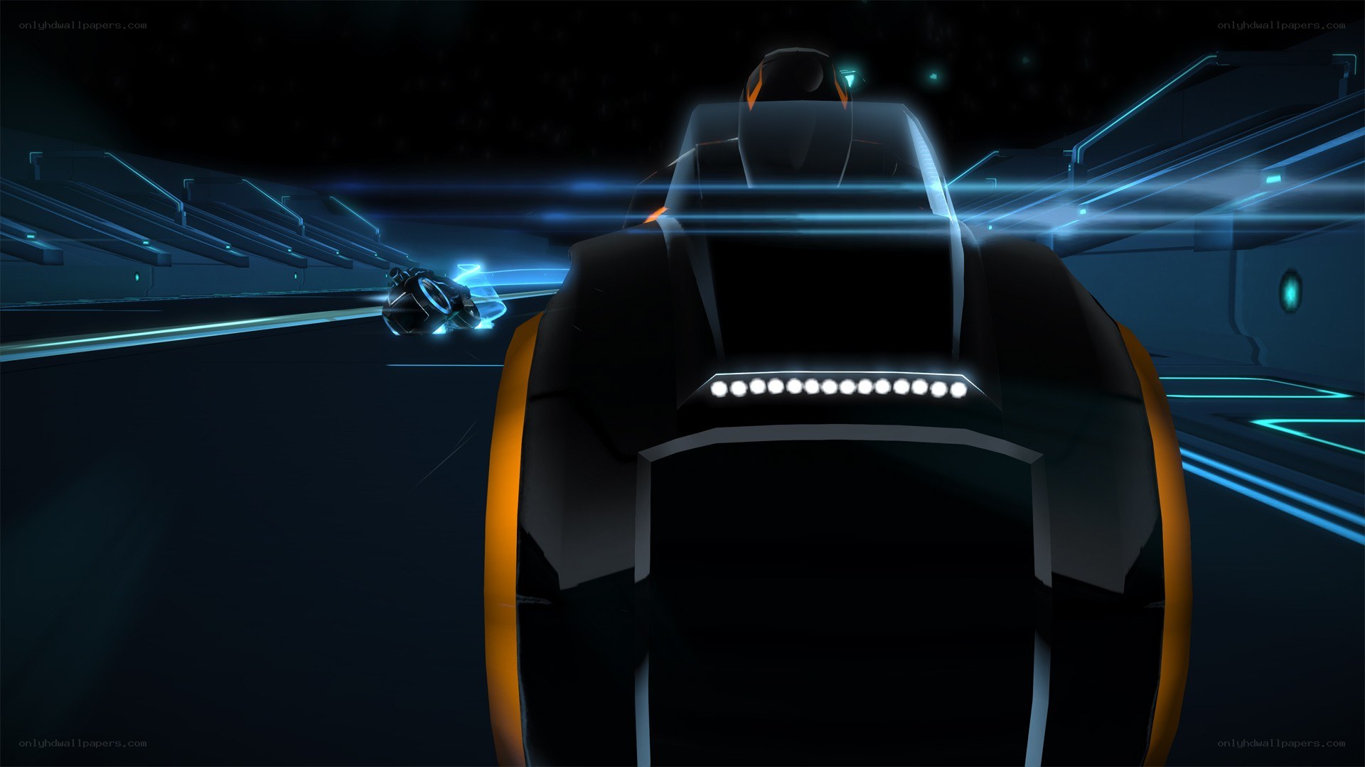 Tron: Legacy race scene