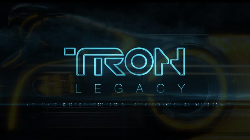 Tron Legacy Title Card — Blue