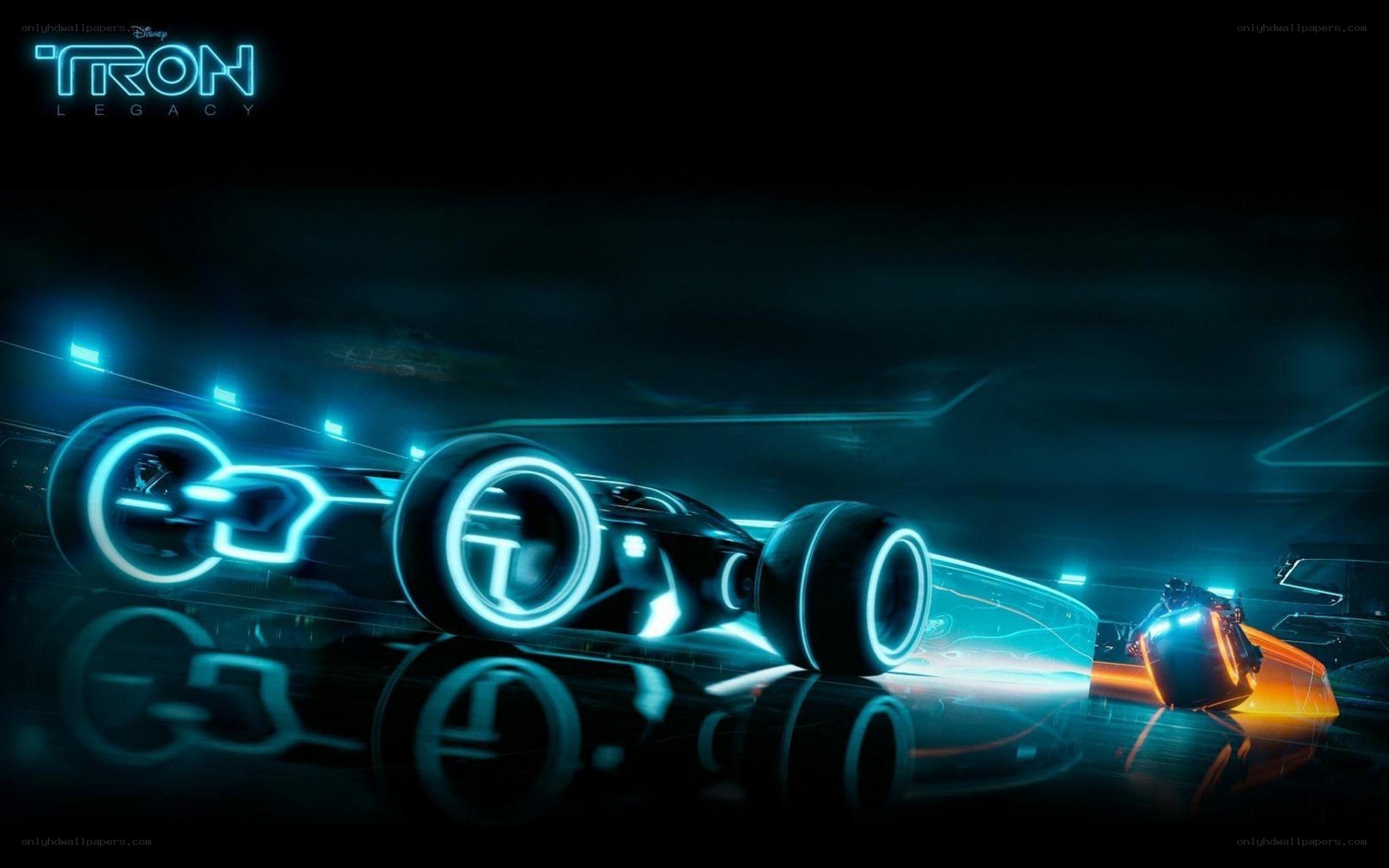 Tron Legacy vehicle scene