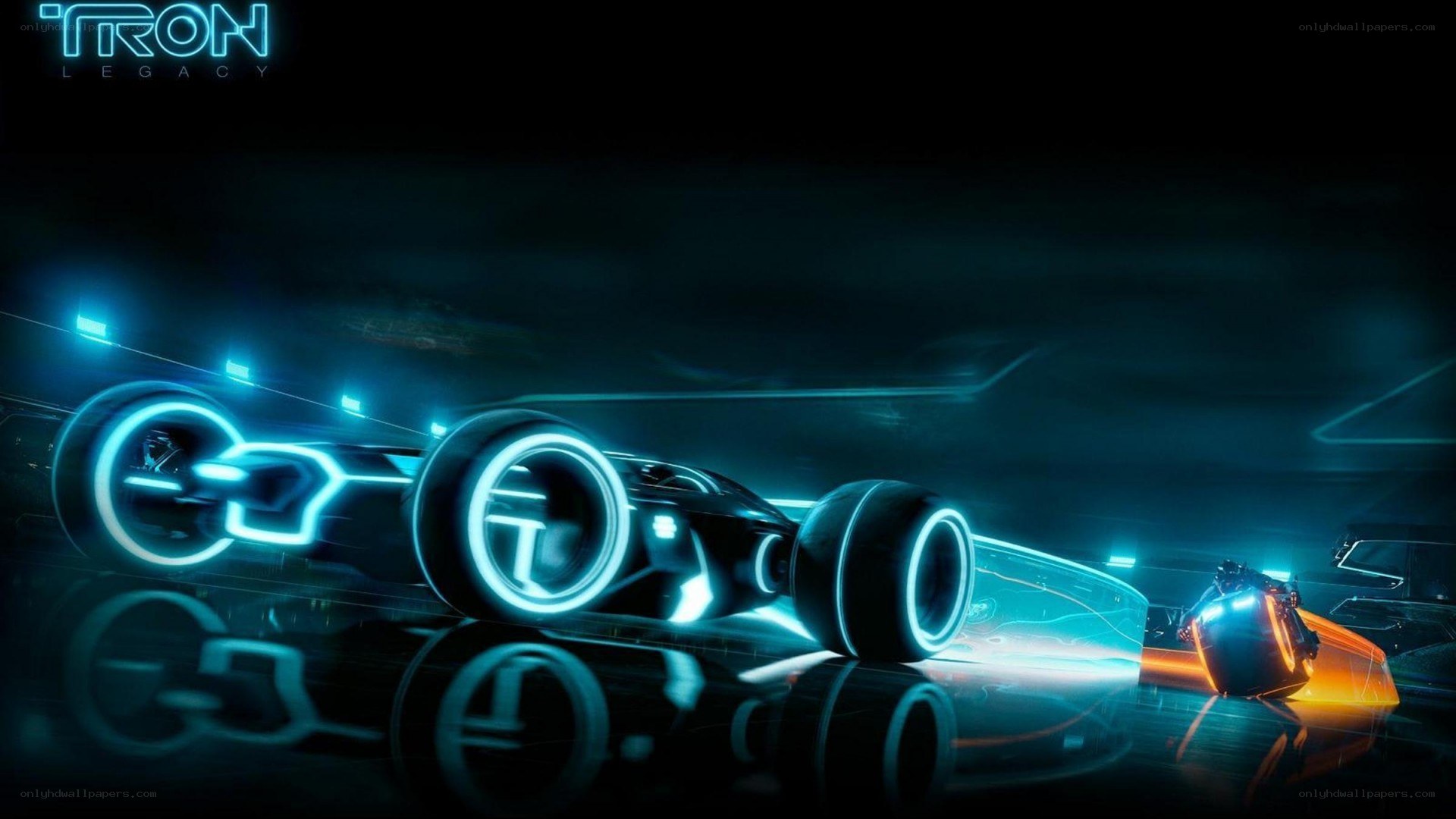 Tron Legacy vehicle scene