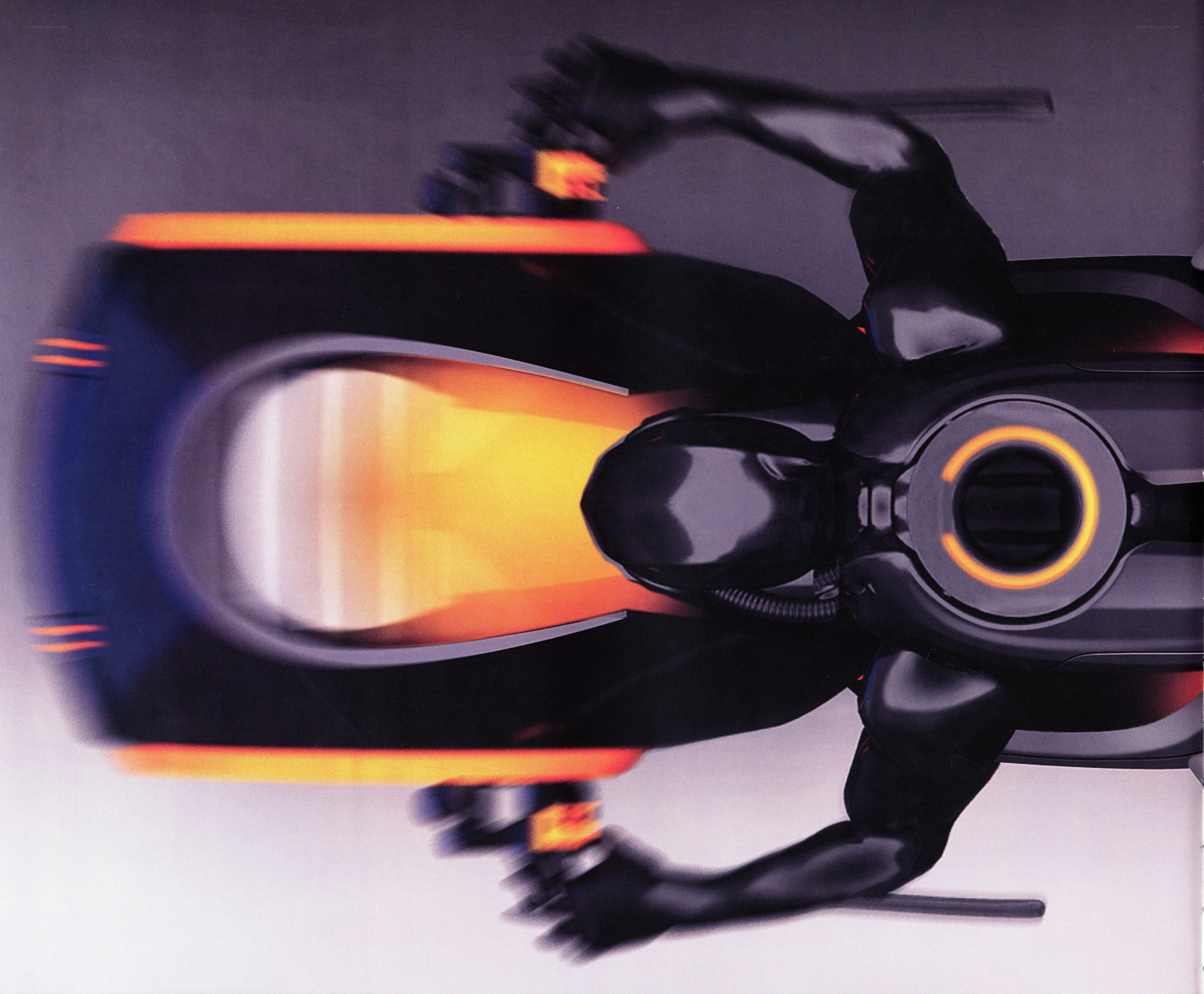 Tron light cycle concept art
