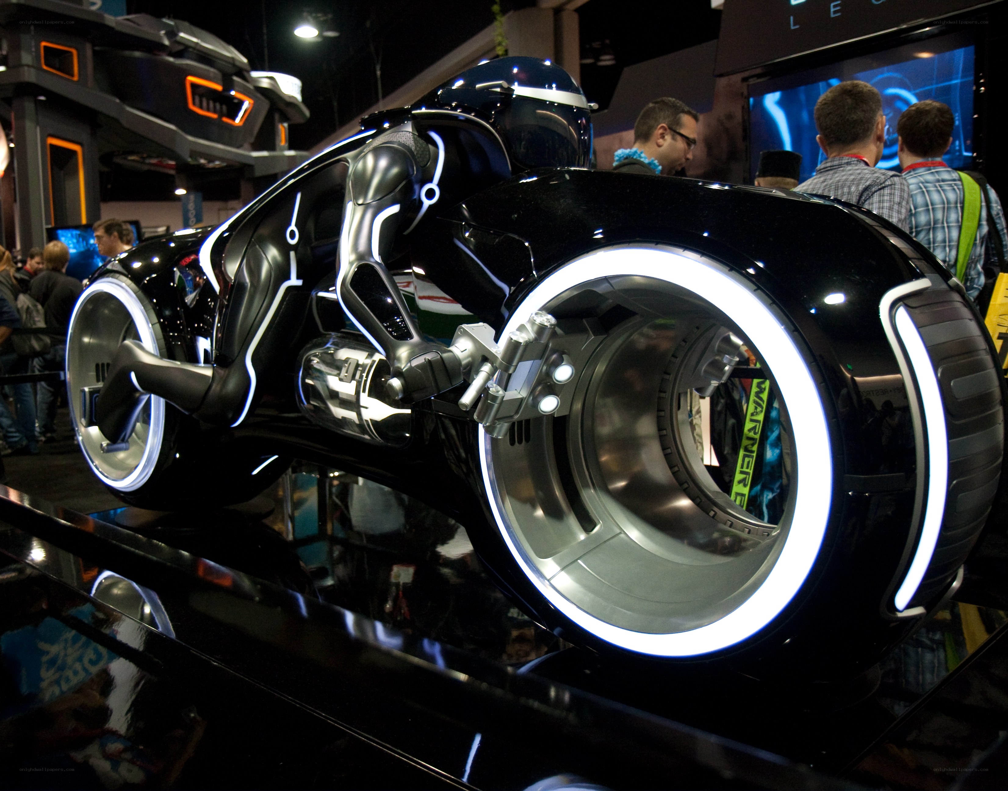 Tron light cycle display