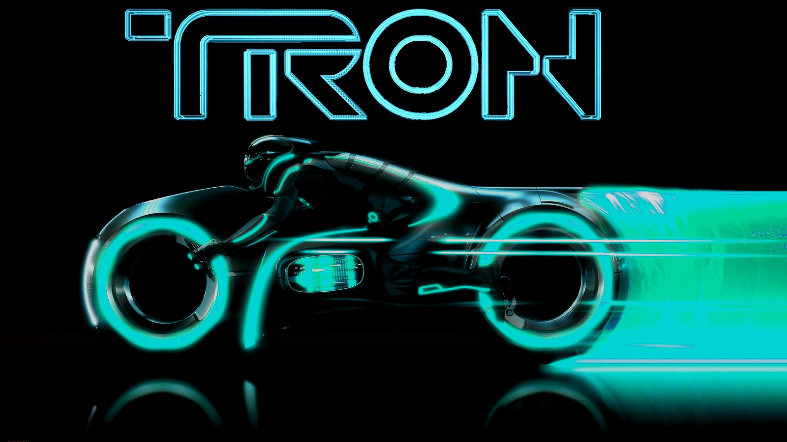 Tron light cycle in action