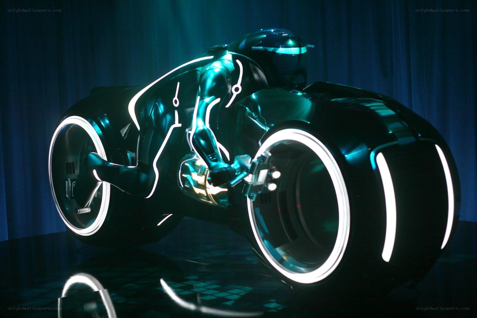 Tron light cycle motorcycle