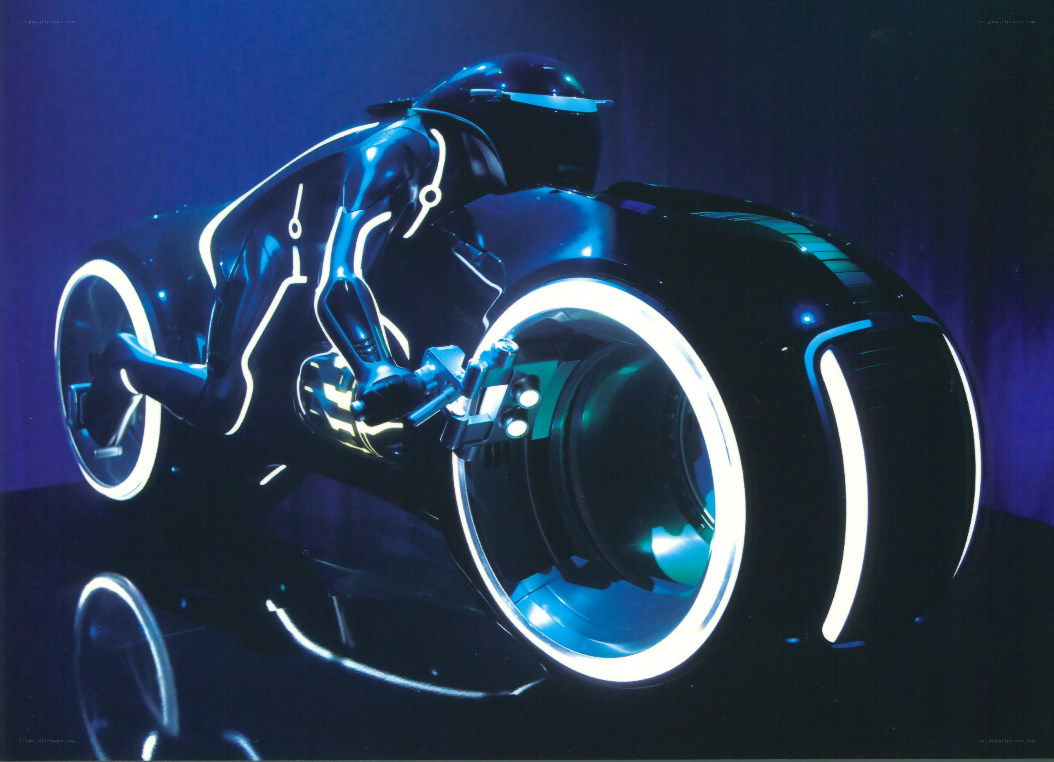 Tron light cycle motorcycle