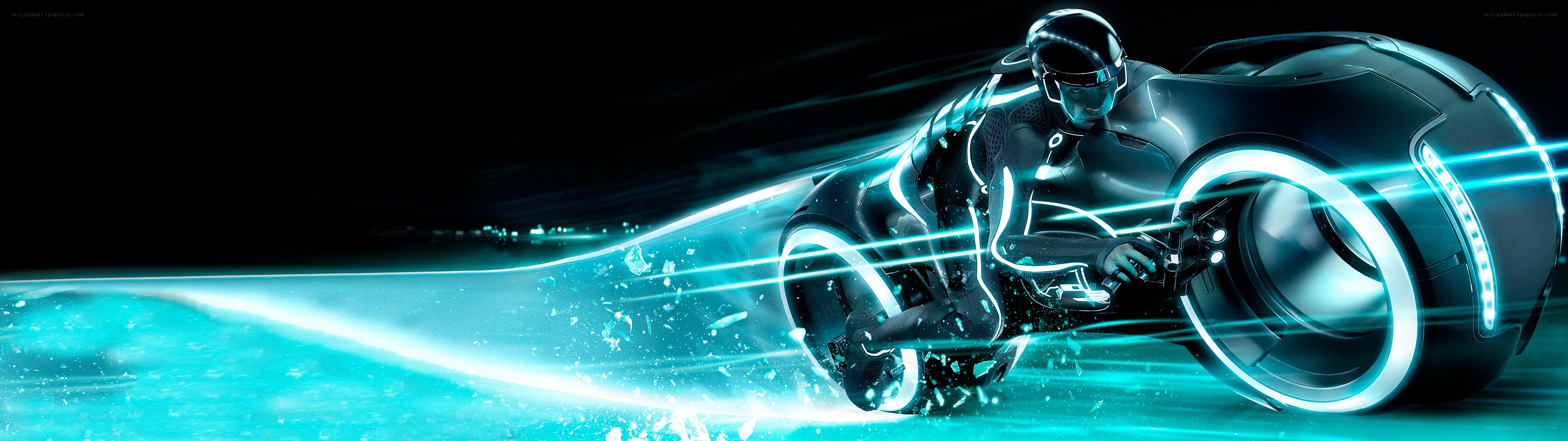 Tron light cycle rider