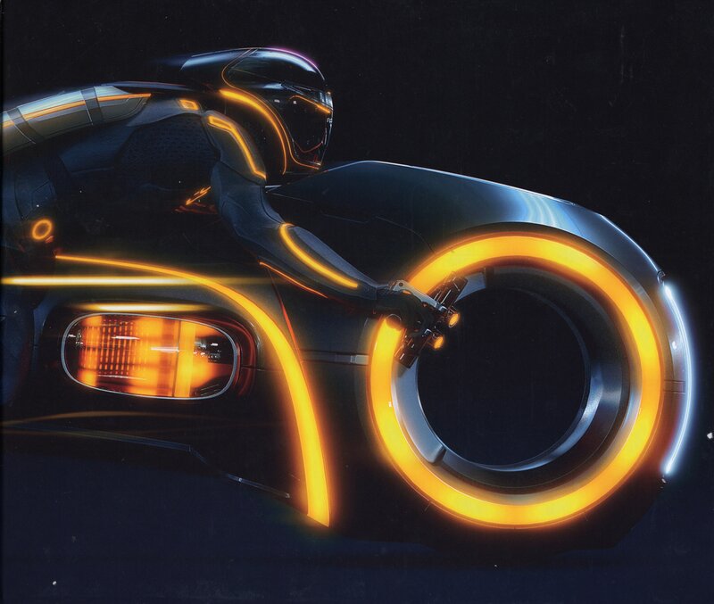 Tron light cycle rider
