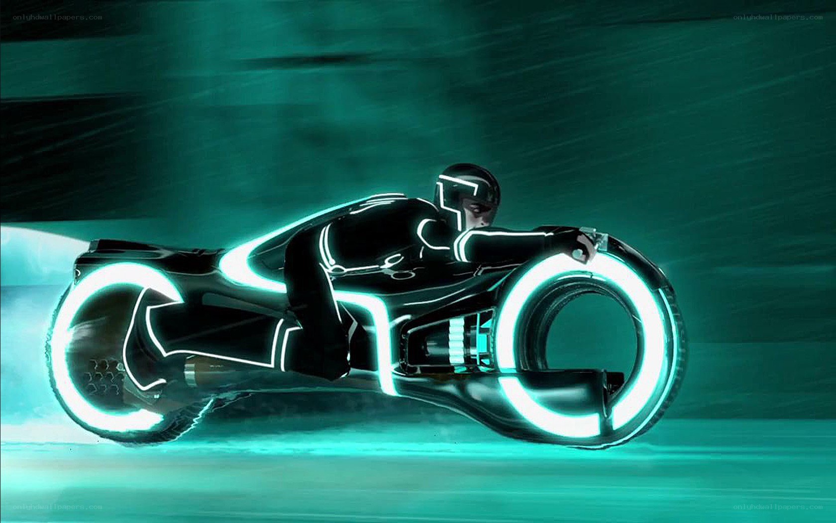 Tron light cycle rider
