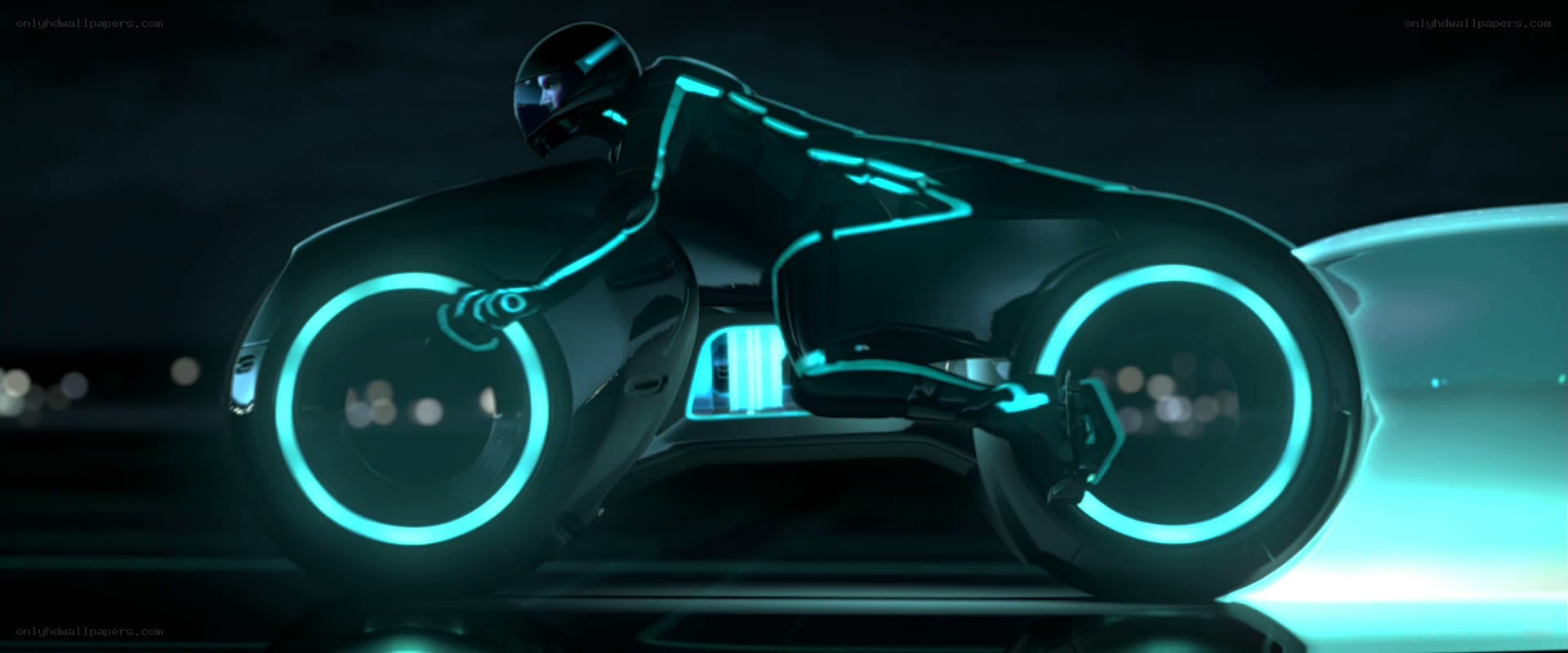 Tron light cycle rider