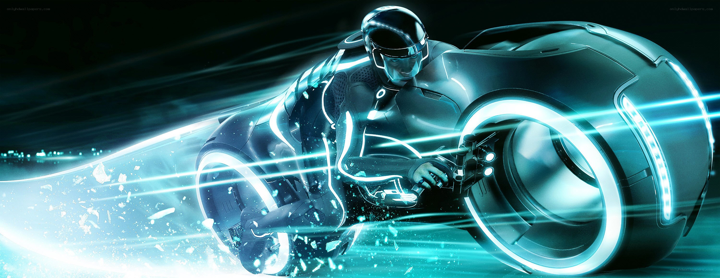Tron light cycle rider