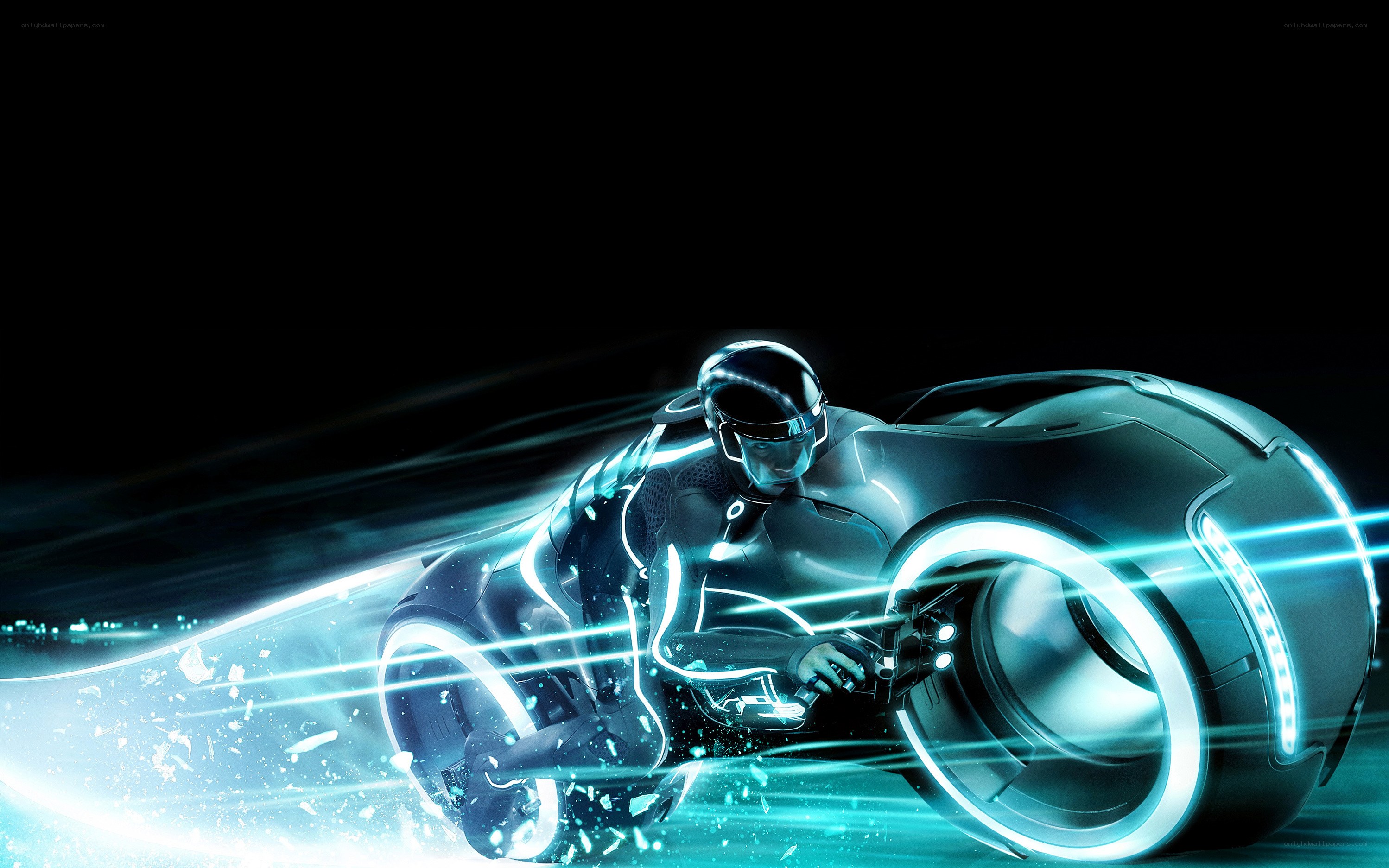 Tron light cycle rider