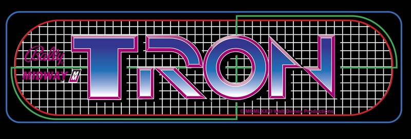Tron Logo on Grid