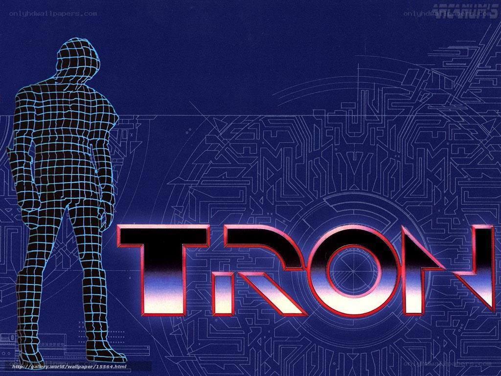 Tron movie logo artwork