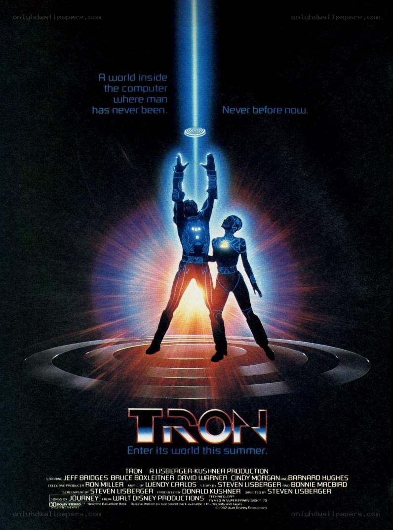 Tron movie poster
