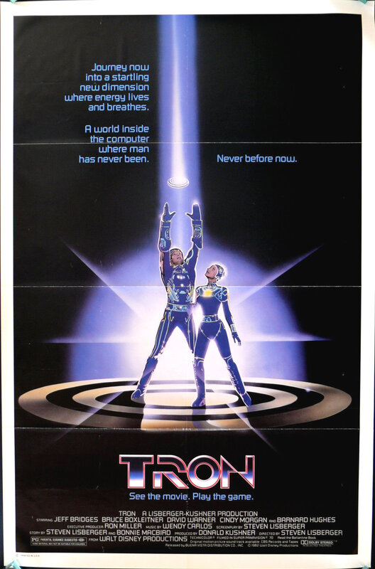 Tron movie poster