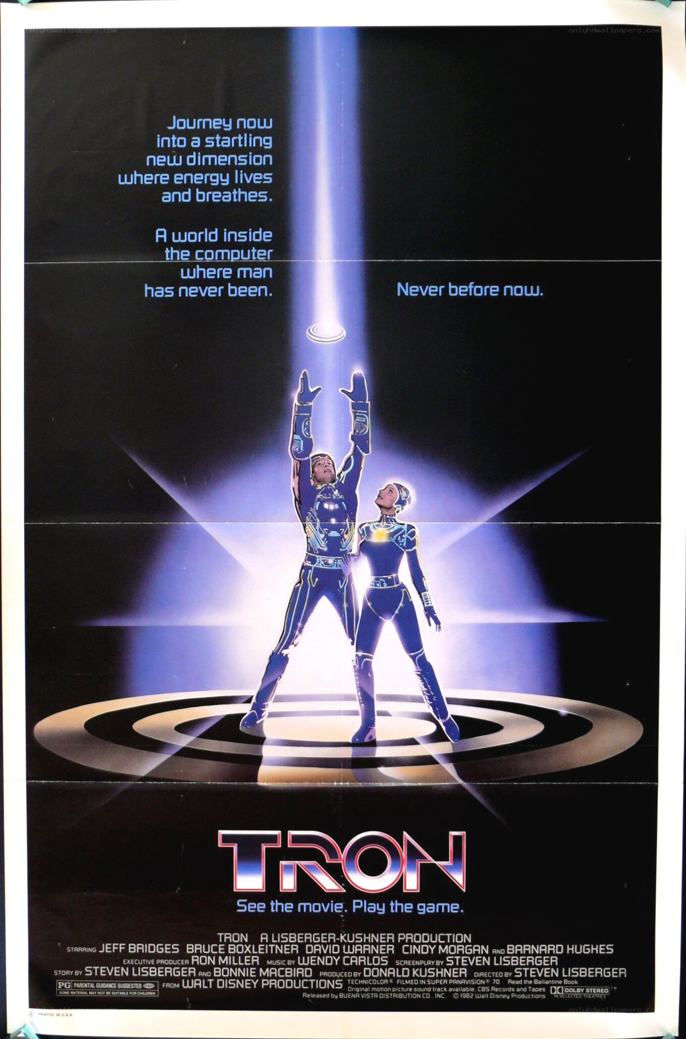 Tron movie poster