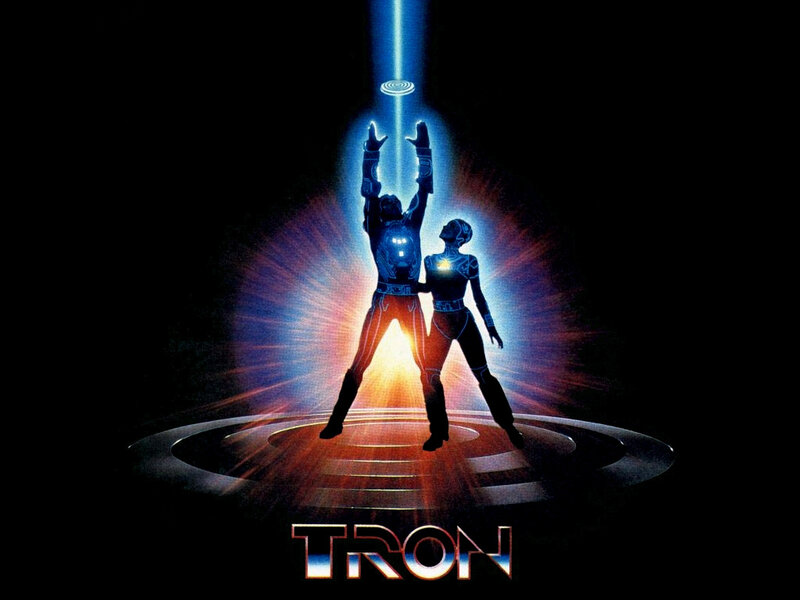 Tron movie poster art