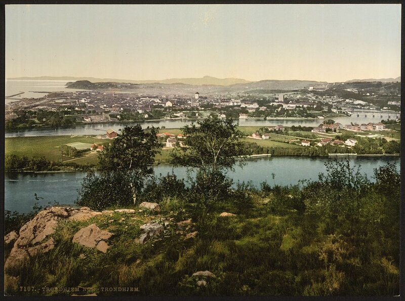 Trondheim city view
