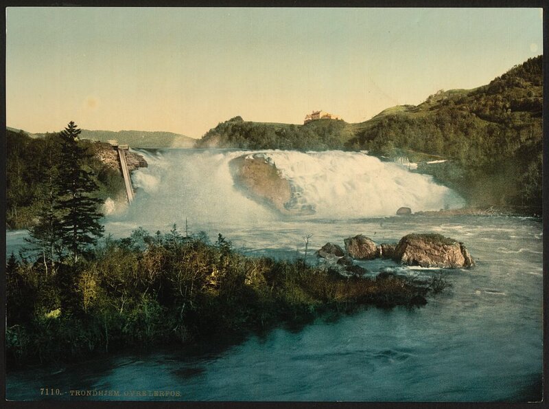 Trondheim waterfalls