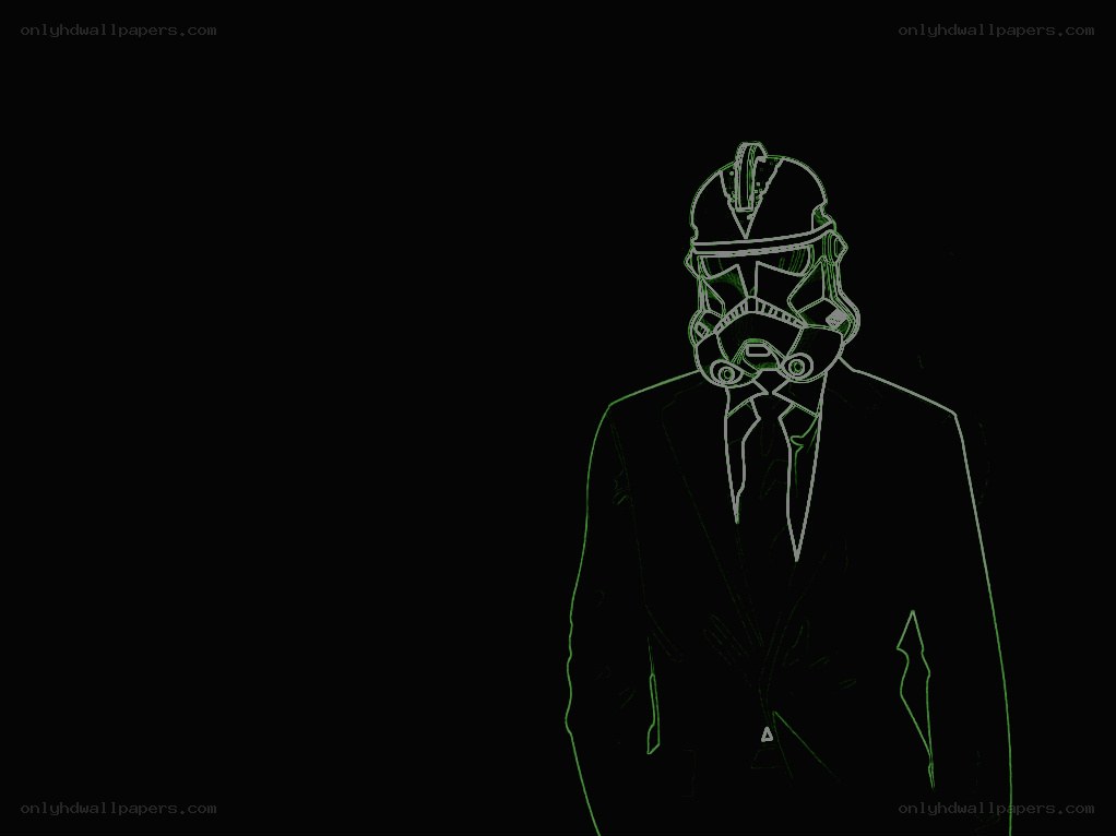 trooper in a suit