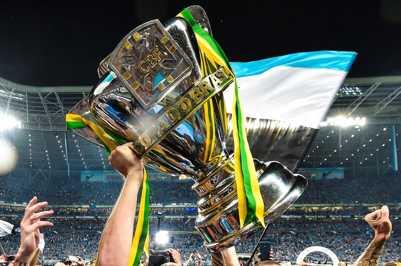 Trophy Being Lifted