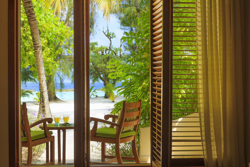 Tropical Balcony View — Green