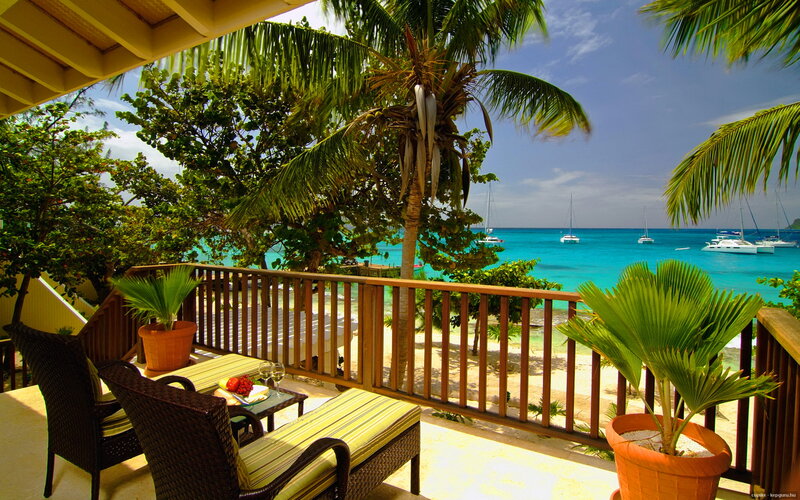 Tropical Balcony View