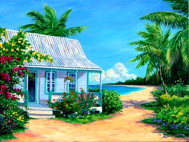 Tropical Beach Cottage