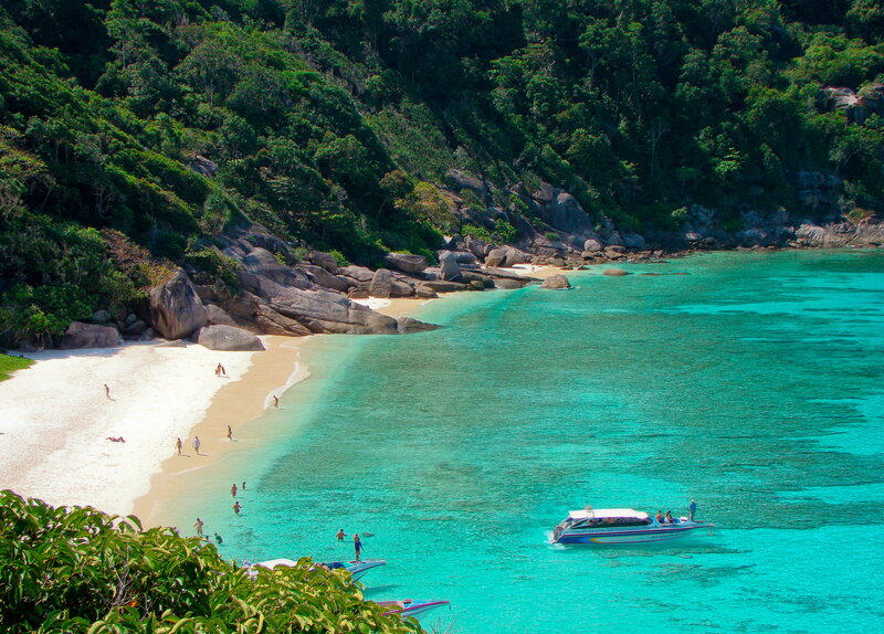 Tropical Beach Cove — Turquoise