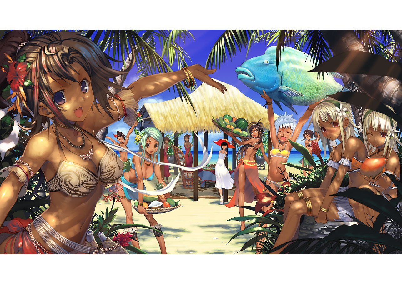 Tropical beach festival