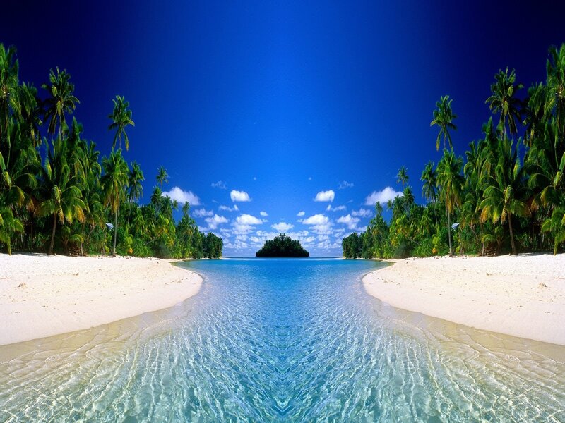 Tropical Beach Inlet