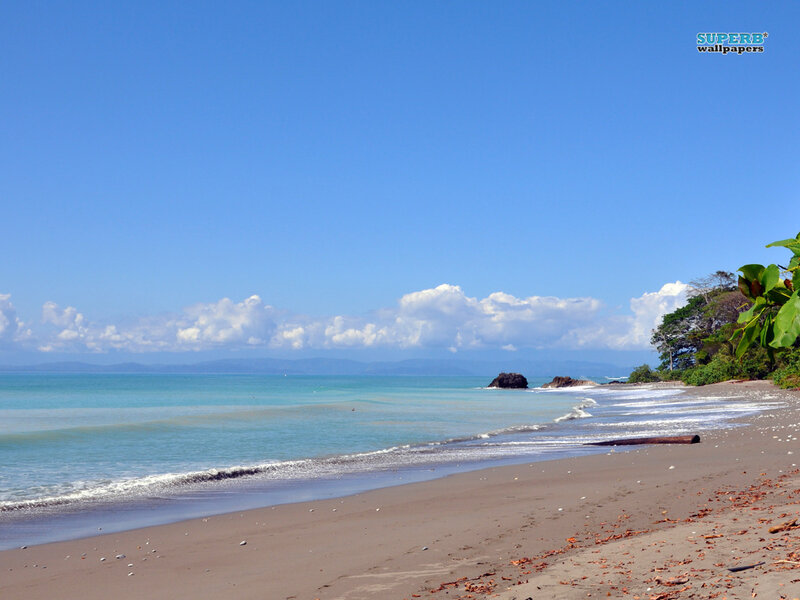 Tropical Beach Landscape — Blue, Serene, Afternoon, Photograph, Ocean