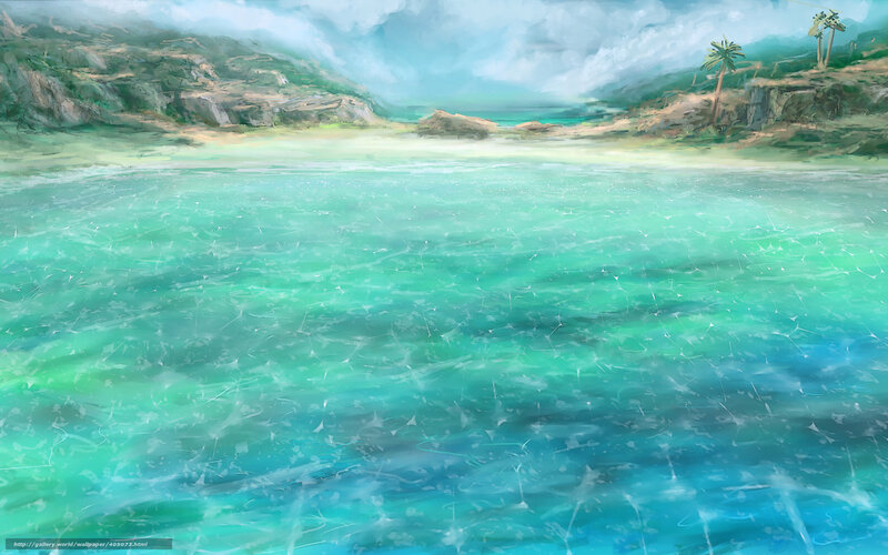 tropical beach landscape