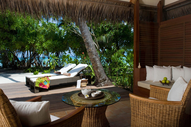 Tropical Beach Lounge — Brown, Serene, Afternoon