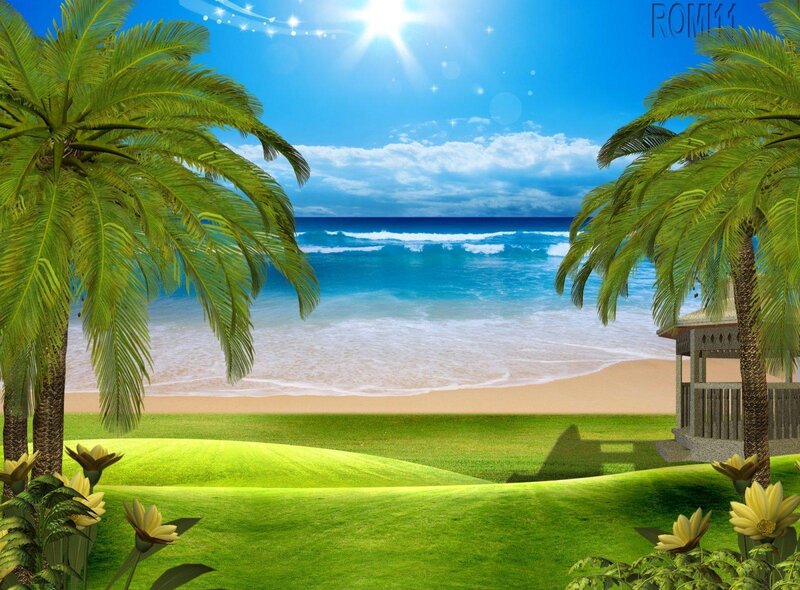 Tropical beach paradise