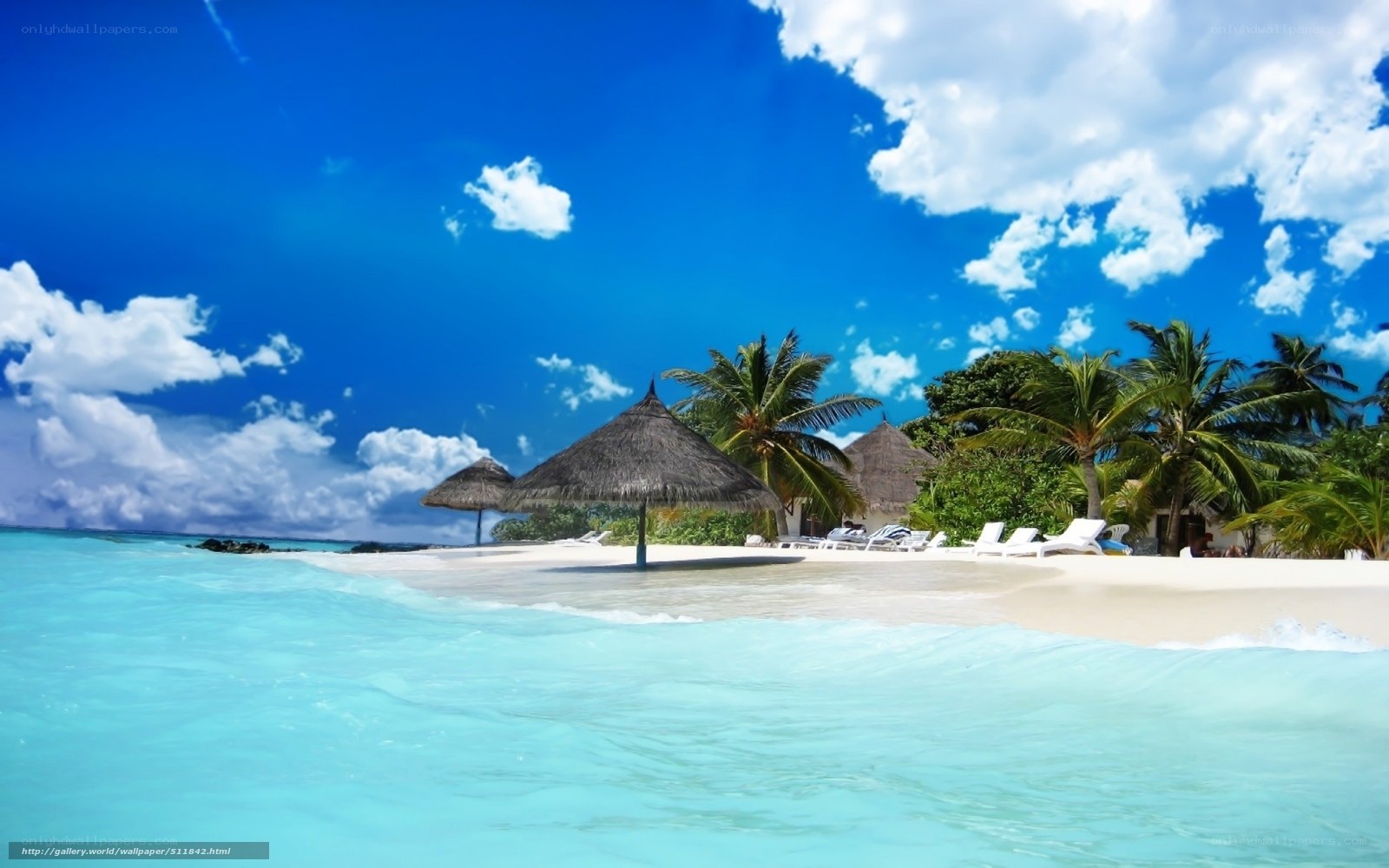 tropical beach paradise