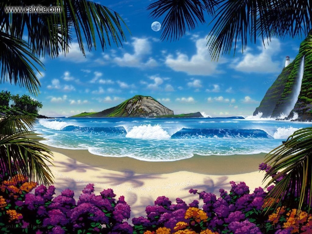Tropical beach paradise