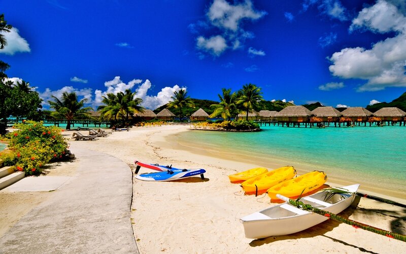 Tropical Beach Resort — Blue