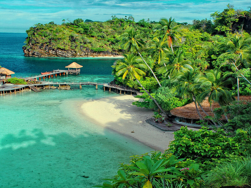 Tropical Beach Resort — Turquoise