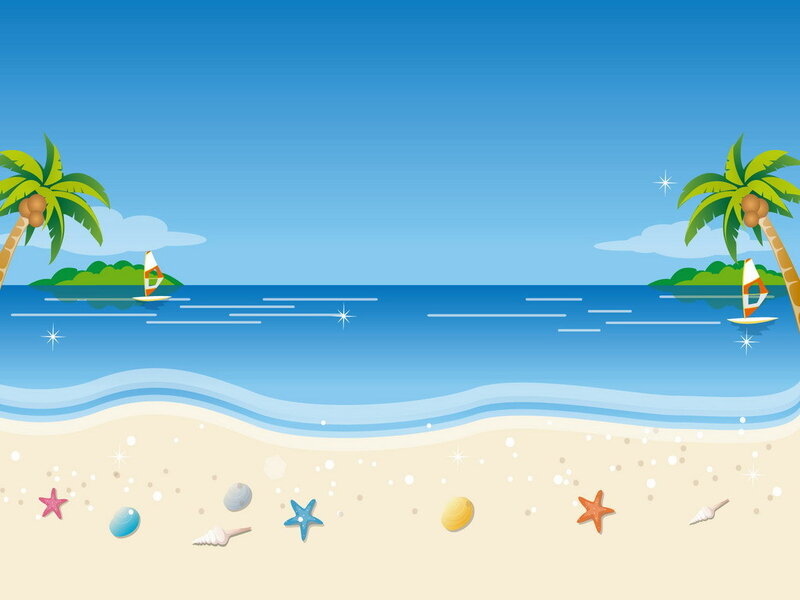 tropical beach scene