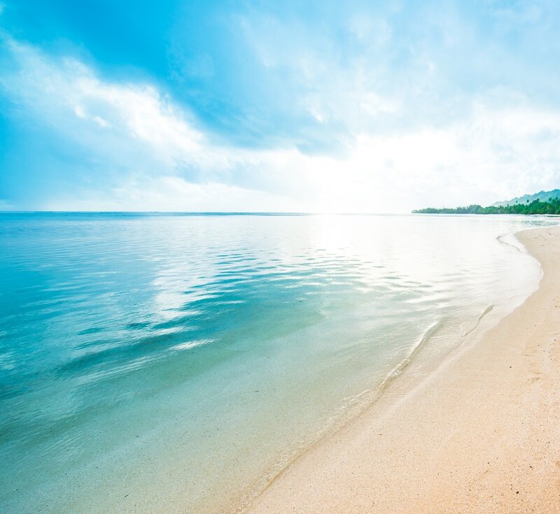 Tropical Beach with Calm Water