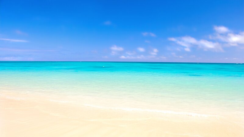 tropical beach with clear water
