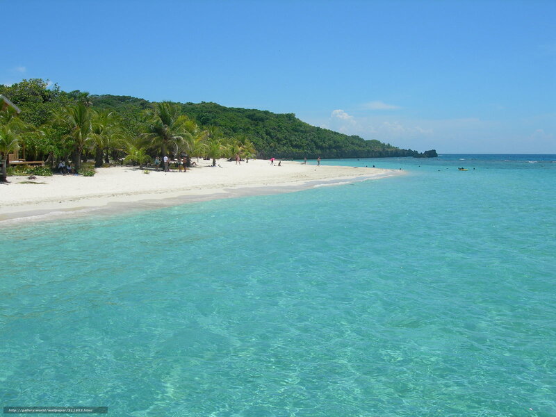 tropical beach with clear water