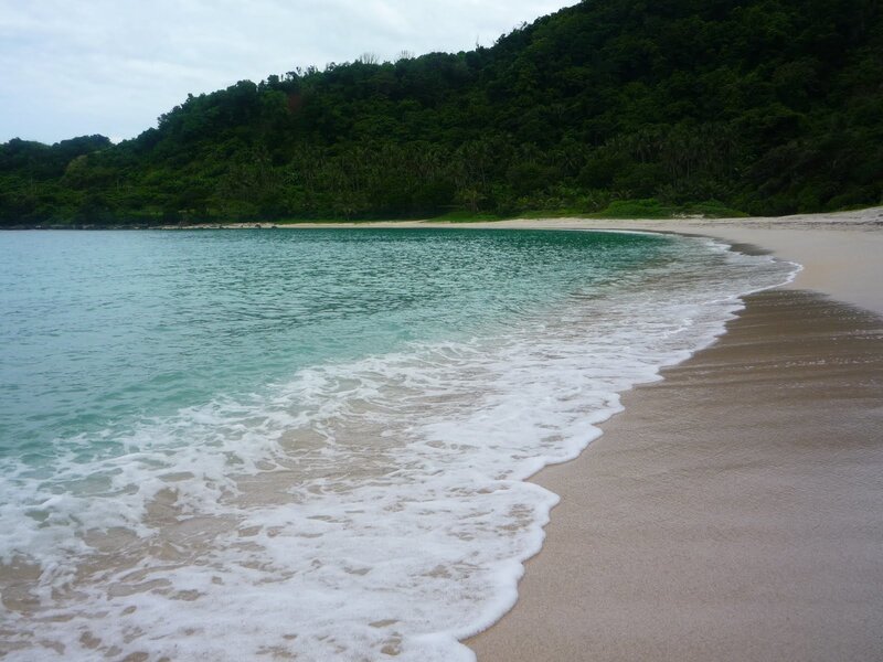 tropical beach with clear water