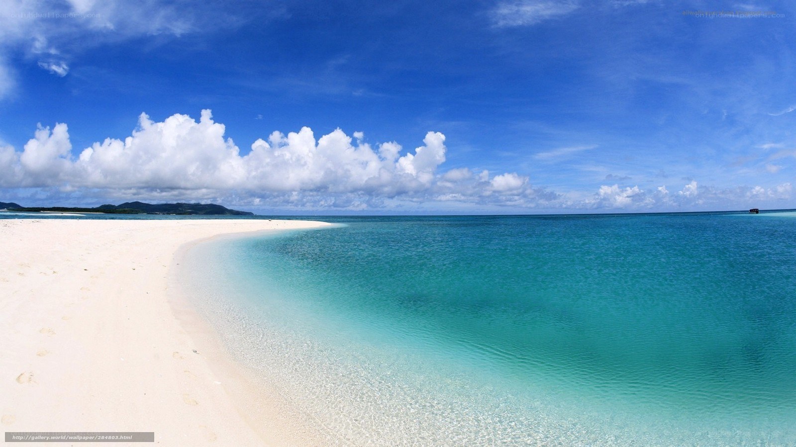 tropical beach with turquoise water